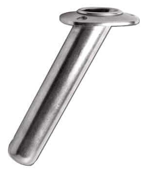 Alloy Rod Holder Flush Mount 27 Degree Angle showcasing a flush mount with a sleek aluminium design.