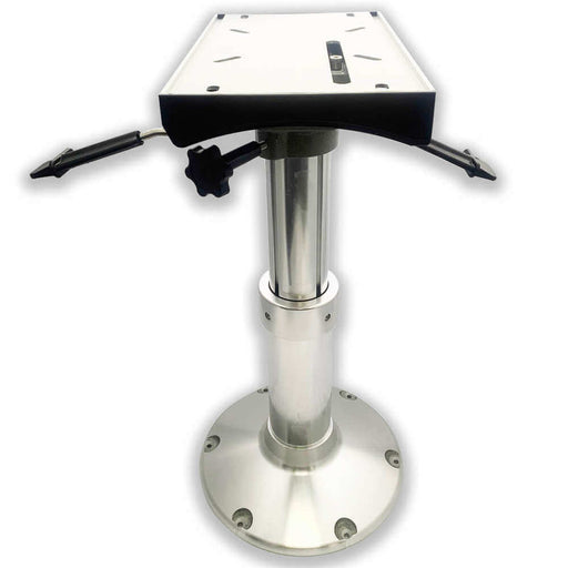 Seat Pedestal Gas Adjust 530mm To 710mm with pressurised gas adjustment and sturdy base.