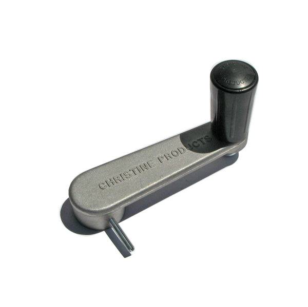 Jockey Wheel Handle Splined for easy mounting, featuring rubber grip and splined bore – Product Code 8404N.