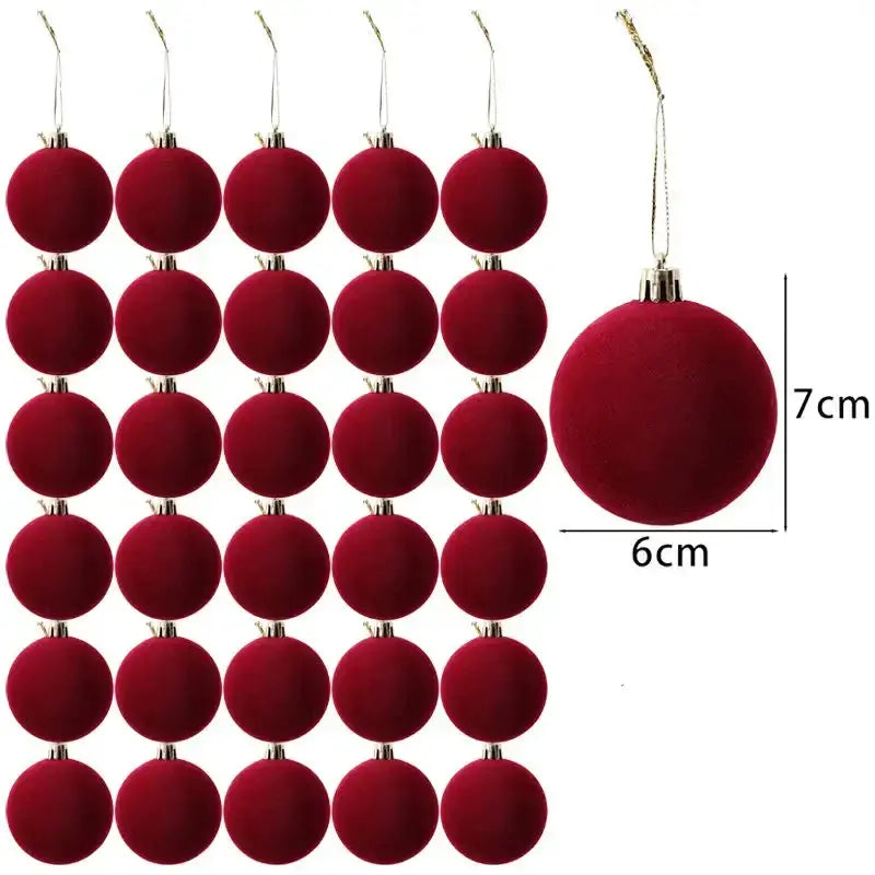 Christmas Balls – Tree Hanging Ornaments by Habicare