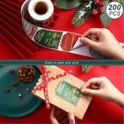 Christmas Gift Labels (200pcs) by Habicare