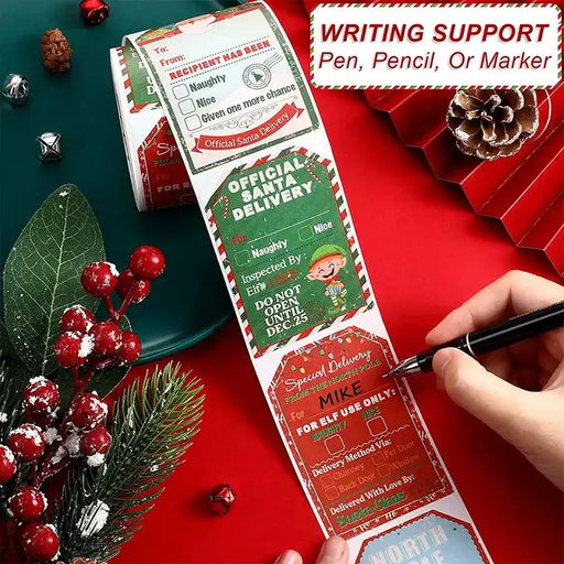 Christmas Gift Labels (200pcs) by Habicare