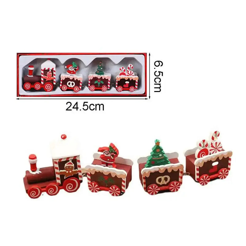 Christmas Wooden Train by Habicare