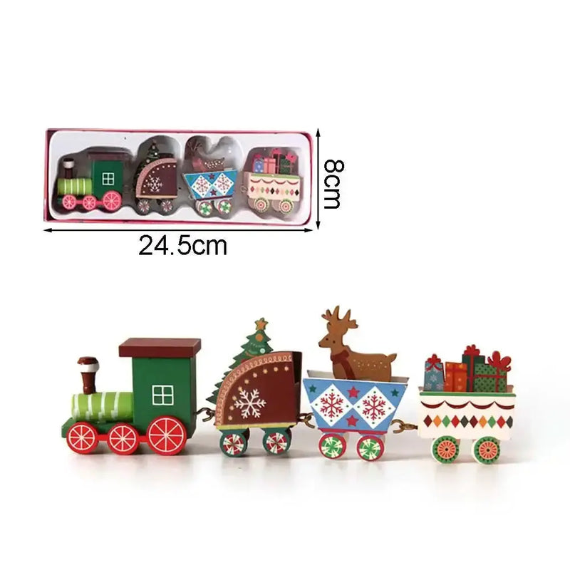 Christmas Wooden Train by Habicare