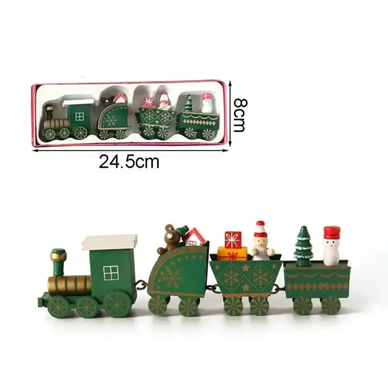 Christmas Wooden Train by Habicare
