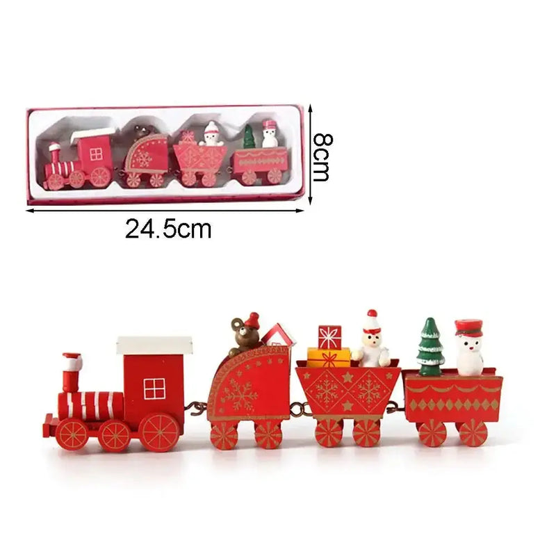 Christmas Wooden Train by Habicare