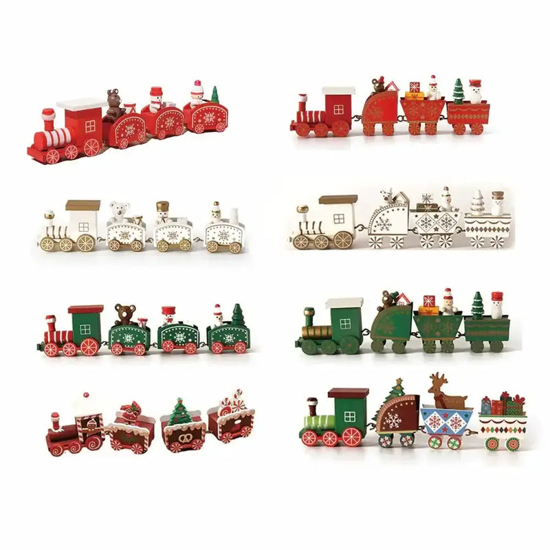 Christmas Wooden Train by Habicare