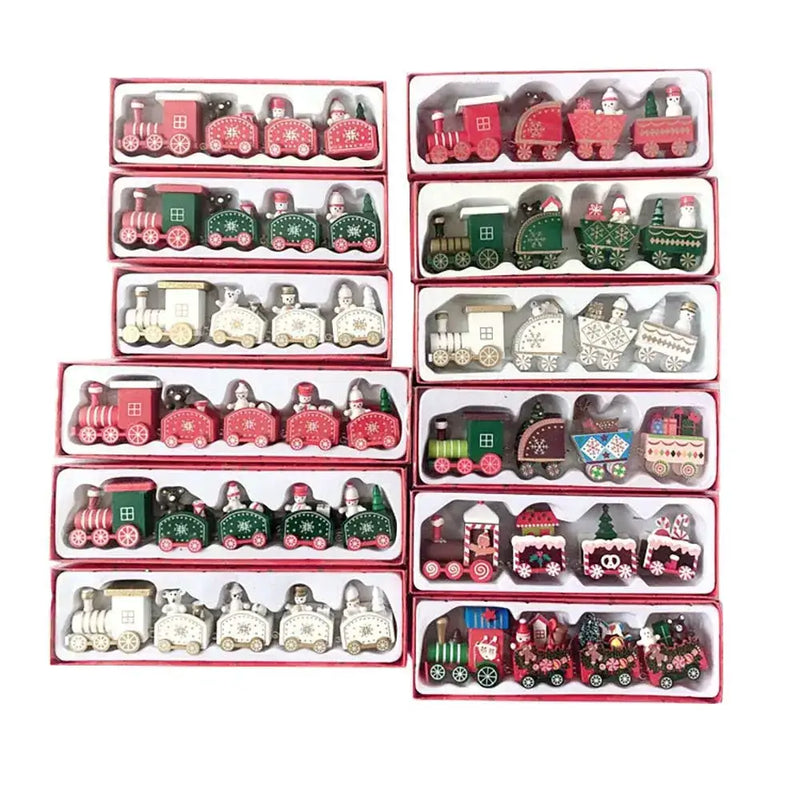 Christmas Wooden Train by Habicare