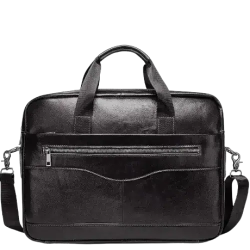 Classic Leather Office Bag by Habicare