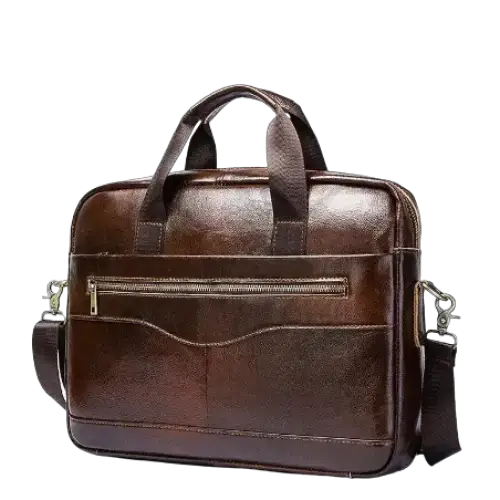 Classic Leather Office Bag by Habicare