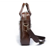 Classic Leather Office Bag by Habicare
