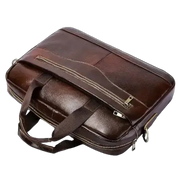 Classic Leather Office Bag by Habicare