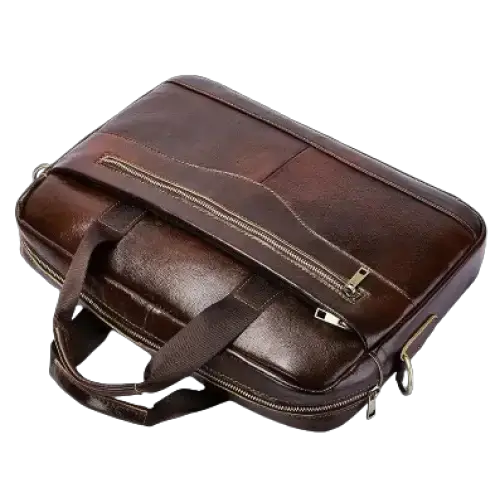 Classic Leather Office Bag by Habicare