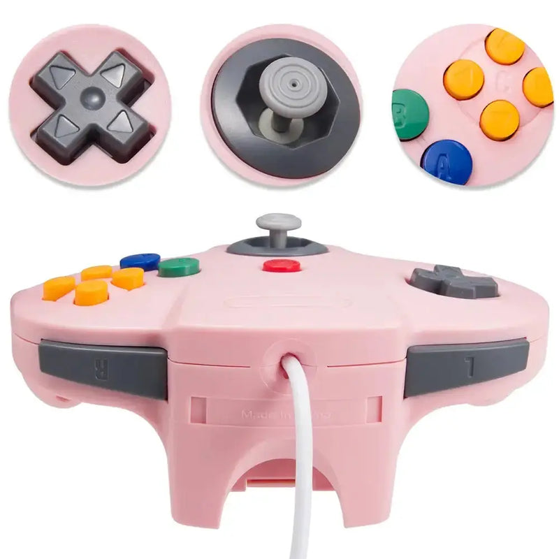 Classic N64 Wired Controller (available in 1pc and 2pcs) by Habicare