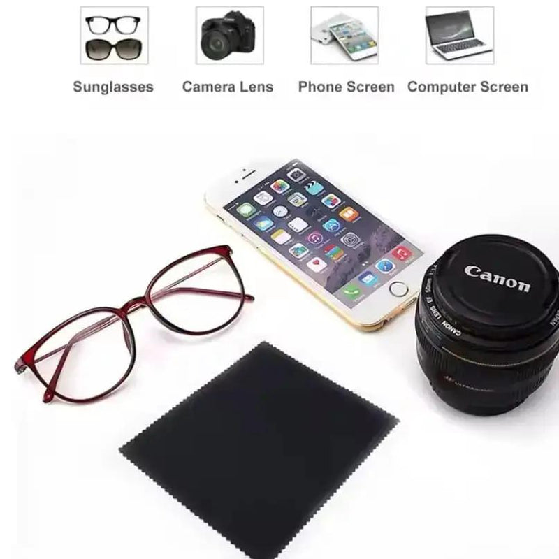 Cleaning Cloth for Glasses, Camera Lenses & Screens (Pack of 30) by 9eight5