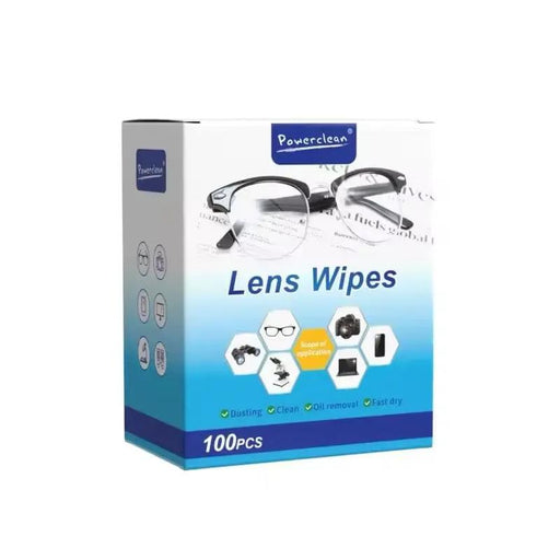 Cleaning Wipes for Glasses, Camera Lenses & Screens (Pack of 100) by 9eight5