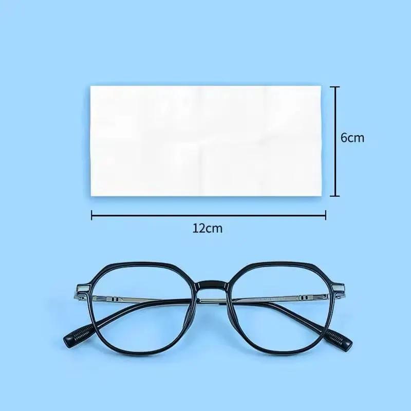 Cleaning Wipes for Glasses, Camera Lenses & Screens (Pack of 100) by 9eight5