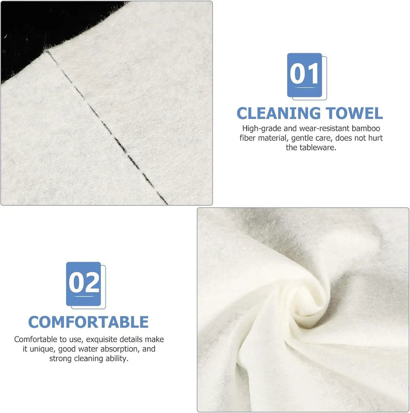 Frankly Cotton Bamboo Reusable Cleaning Wipes by Nest & Stem Homewares