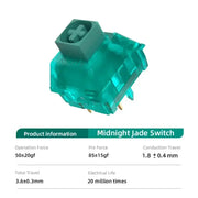 Clicky Hot-Swap Mechanical Switches – Gaming Keyboard (different sets available) by Habicare