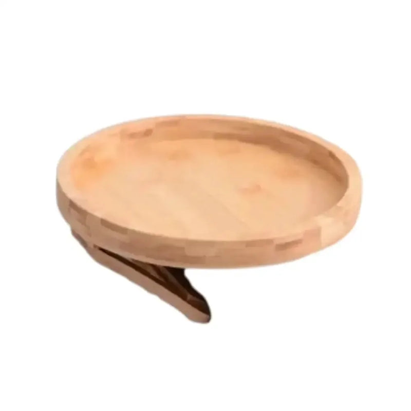 Habicare Clip-On Wooden Sofa Armrest Tray Table Clip-On Wooden Sofa Armrest Tray Table