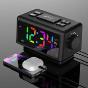 g8buynz Perpetual Calendar Fm Radio Alarm Clock Rgb Colorful Mirror Large Screen Display Perpetual Calendar Fm Radio Alarm Clock Rgb Colorful Mirror Large Screen Display