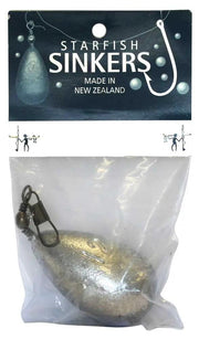 Starfish Clip-On Swivel Sinkers by NZ Diver
