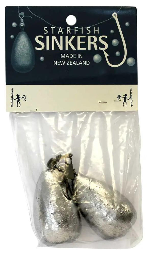 Starfish Clip-On Swivel Sinkers by NZ Diver
