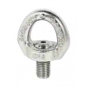 Codipro Stainless AISI-316 SEB Swivel Eye Bolt for lifting applications, fully load rated with 360-degree swivel.