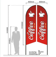 dealonline.co.nz dealonline.co.nz COFFEE RED Pre-print Double Sided Feather Banner Flag Business Commersial COFFEE RED Pre-print Double Sided Feather Banner Flag Business Commersial