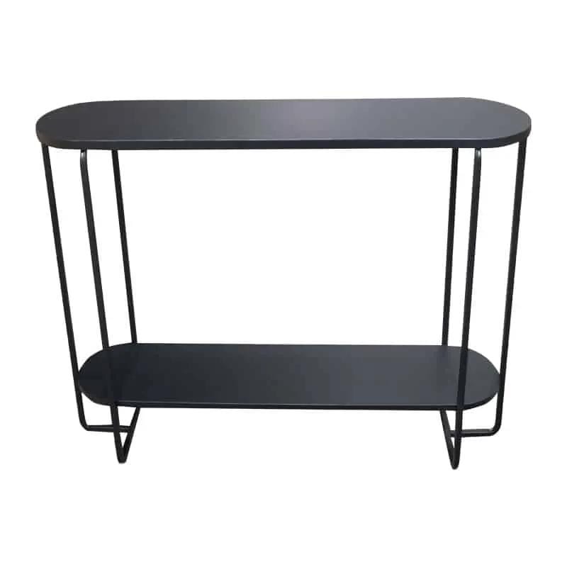Colab Metal Hall Table - Black by BroDeals