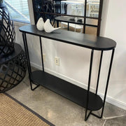 Colab Metal Hall Table - Black by BroDeals