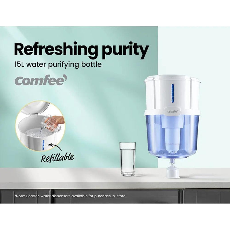 SportZone.co.nz Appliances > Kitchen Appliances > Water Dispensers Comfee Water Cooler 15L Container Comfee Water Cooler 15L Container