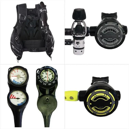 Atlantis BCD and Regulator Gauges inc Compass Package 3 by NZ Diver