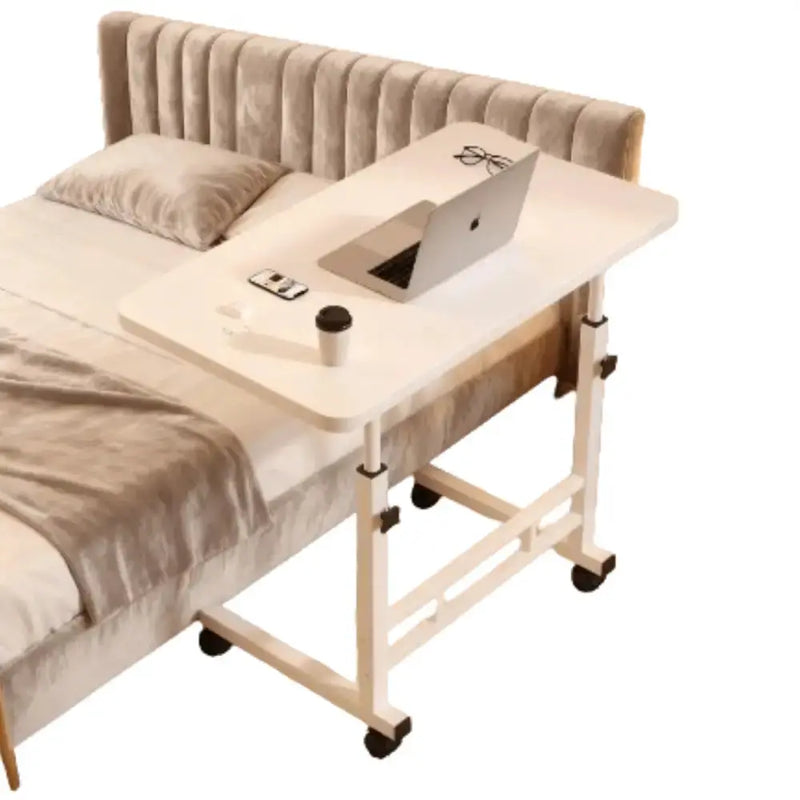 Compact Adjustable Bedside Work Desk with a 4-Wheel Mobile Design by Habicare