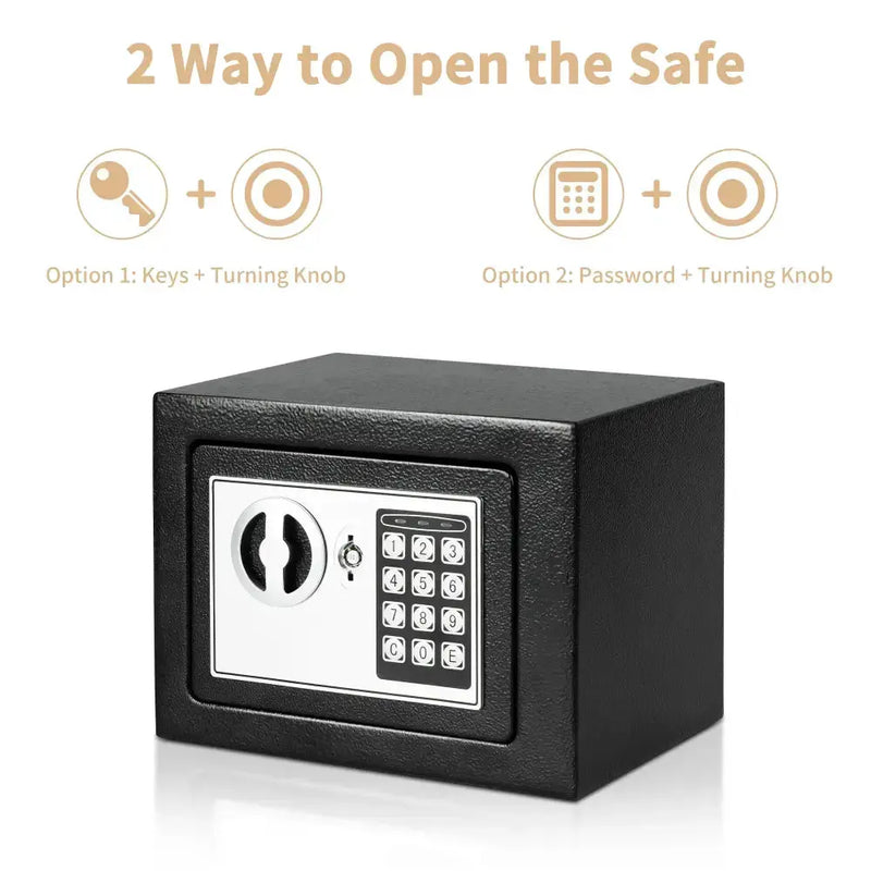 Compact Digital Safe for Cash & Valuables by Habicare