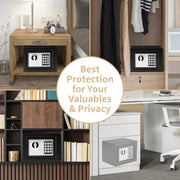Compact Digital Safe for Cash & Valuables by Habicare