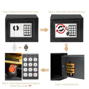 Compact Digital Safe for Cash & Valuables by Habicare