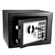 Compact Digital Safe with Key & Password by Habicare