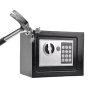 Compact Digital Safe with Key & Password by Habicare