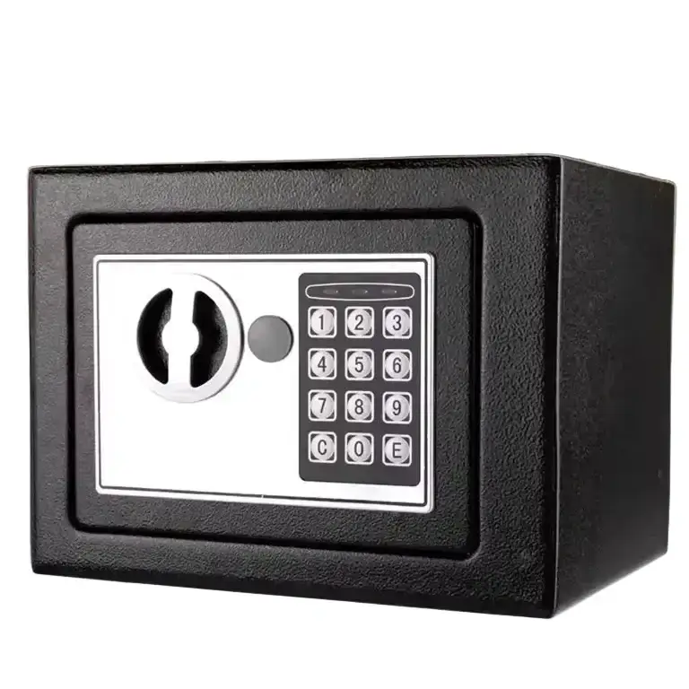 Compact Digital Safe with Key & Password by Habicare