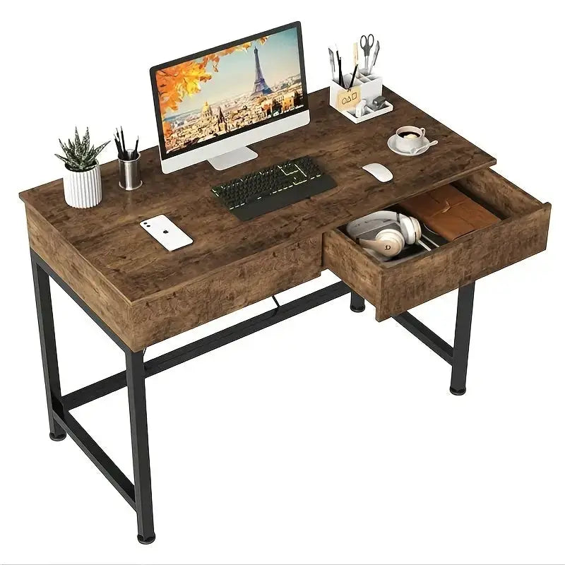Computer Desk with Drawers (3 colours available) by Habicare
