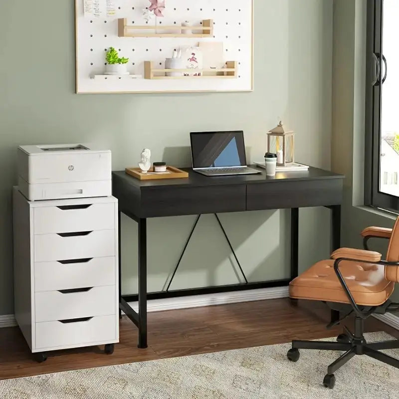 Computer Desk with Drawers (3 colours available) by Habicare