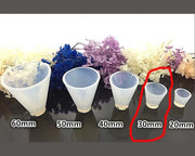 Cone Moulds Hexagonal Silicone Resin Moulds Super flexible, Super Transparent Clear, Moulds for Casting with Resin, Cement, Candle by Resin Art NZ