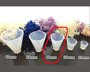 Cone Moulds Hexagonal Silicone Resin Moulds Super flexible, Super Transparent Clear, Moulds for Casting with Resin, Cement, Candle by Resin Art NZ
