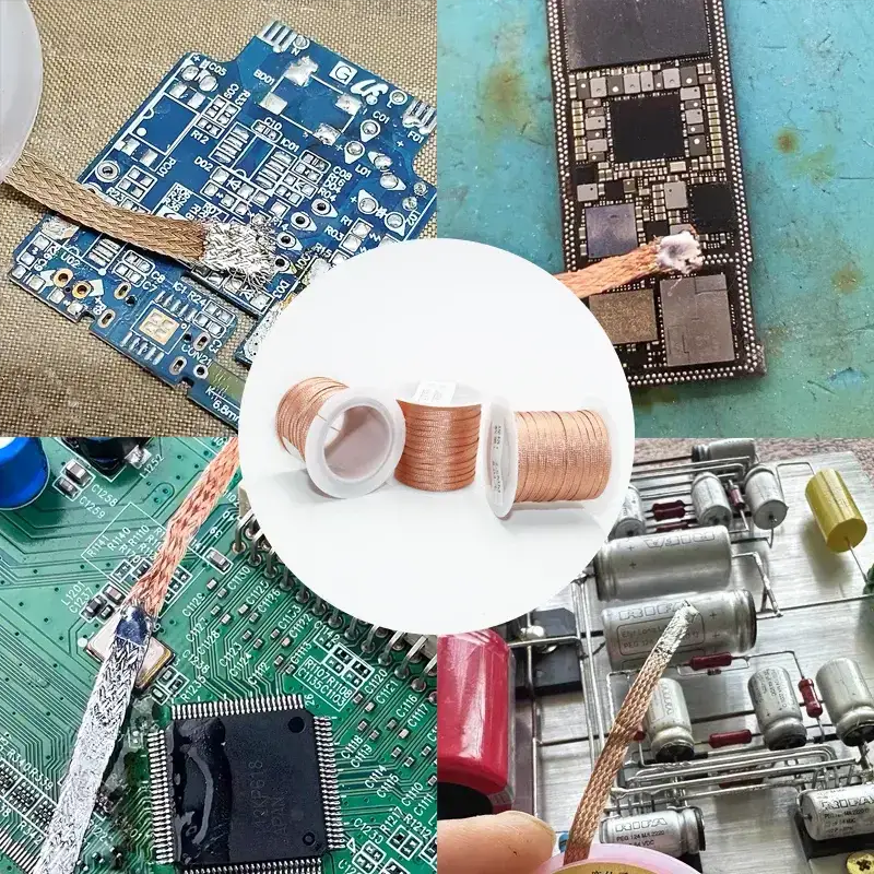 Copper Desoldering Wick Solder Braid (available in different length) by Habicare