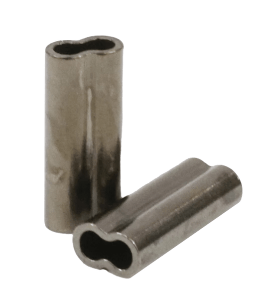 Copper double sleeve crimp connectors 2.2mm 1000 Pcs, dual-sleeve design for secure electrical connections.