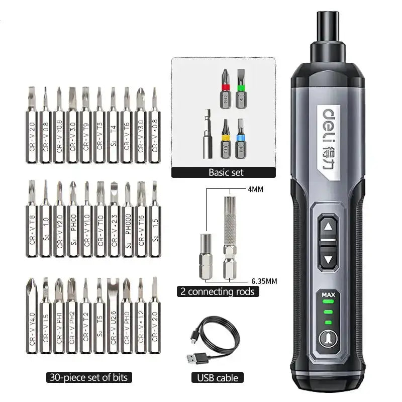 Cordless Electric Screwdriver Set (5 different sets available) by Habicare