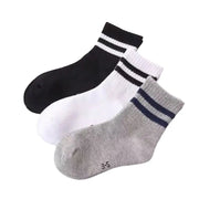 Cotton Sport Socks – 5 Pairs (Ages 3–13) (5 colours available) by Habicare