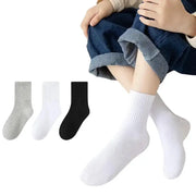 Cotton Sport Socks – 5 Pairs (Ages 3–13) (5 colours available) by Habicare