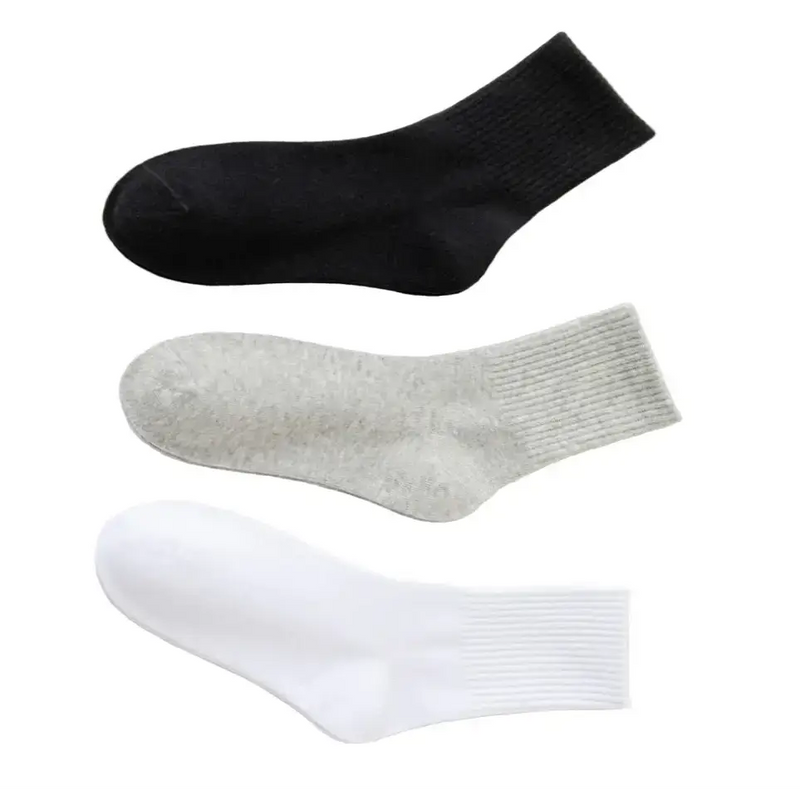Cotton Sport Socks – 5 Pairs (Ages 3–13) (5 colours available) by Habicare